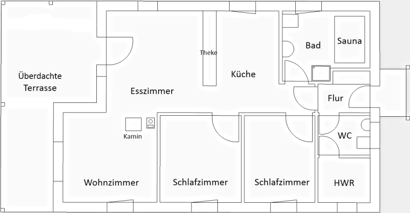 Grundriss Ferienhaus